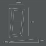 101 COPENHAGEN 【日本代理店】デンマークデザイン Sculpt Wall Art Triangle Mini Dark Grey