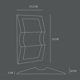 101 COPENHAGEN 【日本代理店】デンマークデザイン Sculpt Wall Art Wave Mini Dark Grey