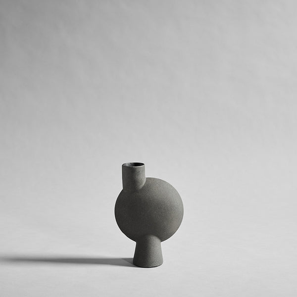 101 COPENHAGEN 【日本代理店】デンマークデザイン Sphere Vase Bubl Medio Dark Grey