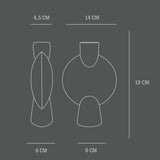 【廃番】101 COPENHAGEN 【日本代理店】デンマークデザイン Sphere Vase Bubl Mini Light Grey