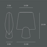 101 COPENHAGEN 【日本代理店】デンマークデザイン Sphere Vase Square mini Dark gray