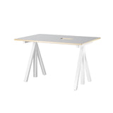 【日本代理店】String スウェーデン製 Works デスク ライトグレーリノリウム