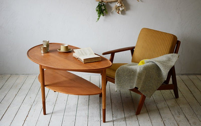 greeniche ベーシックリビングテーブル Basic Living Table | オーク/ウォルナット無垢材 | 北欧家具