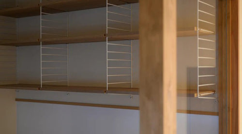 「高いデザイン性と自由度が魅力、Stringを使った収納空間」岡山県納品事例