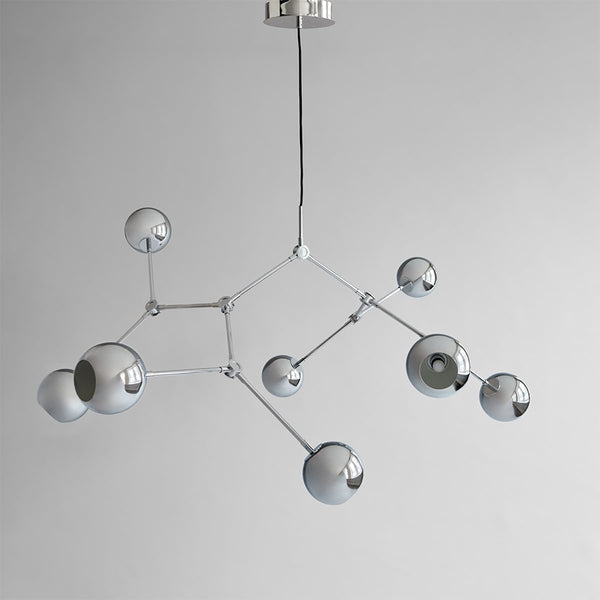 101 COPENHAGEN【日本代理店】デンマークデザイン Drop Chandelier Globe Chrome