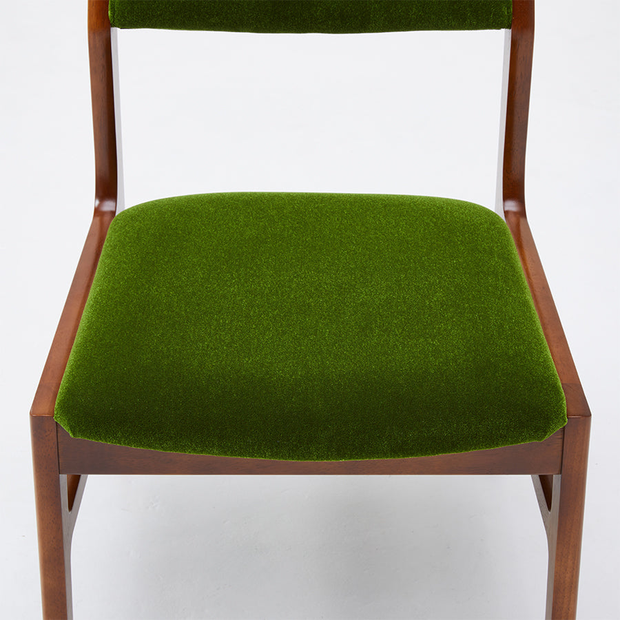 カリモク60+ ダイニングチェア アームチェア モケットグリーン カリモク60+ ダイニングチェアモケットグリーン（ウォールナット