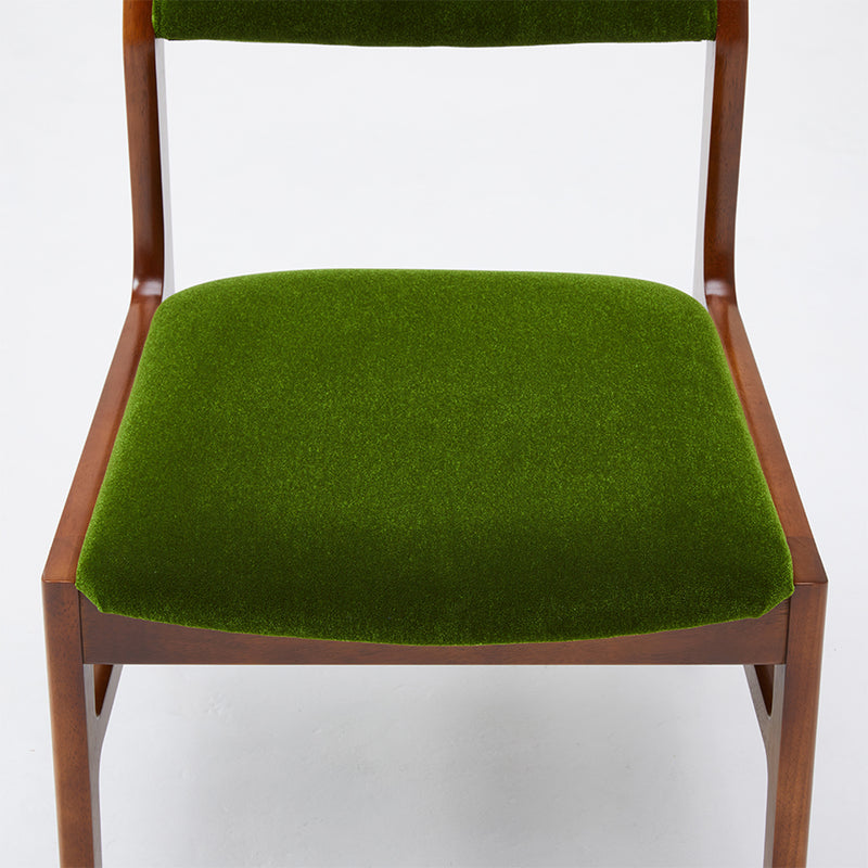 カリモク60 モケットグリーンダイニングチェア カリモク60+ アームレスダイニングチェアモケットグリーン