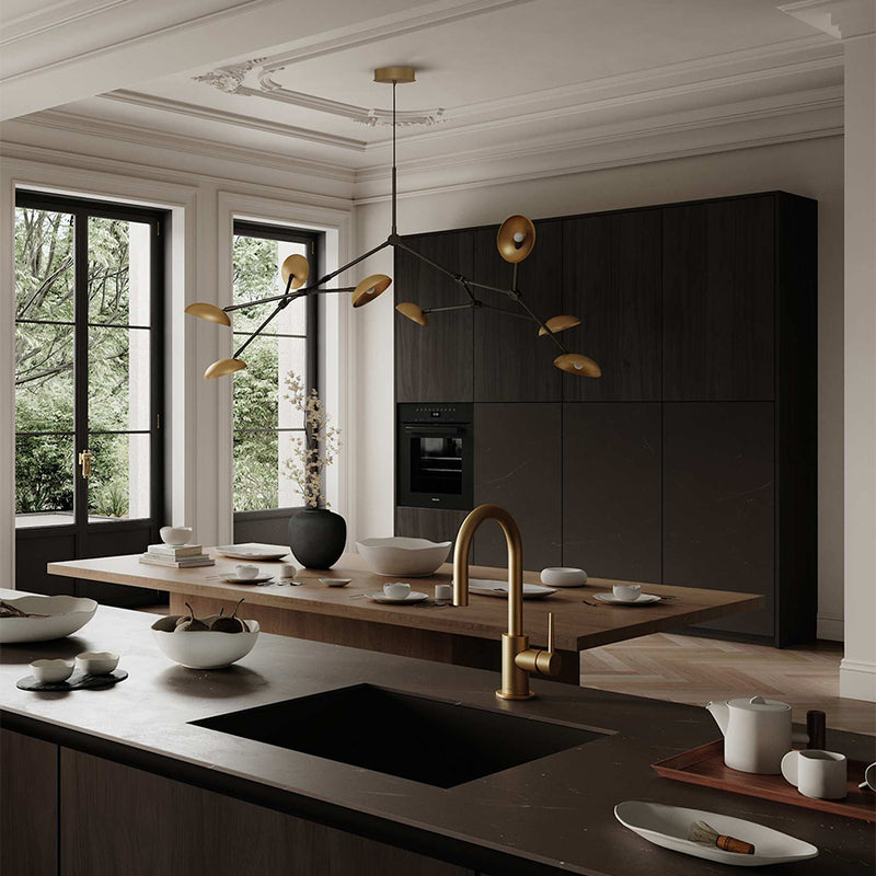 101 COPENHAGEN【日本代理店】デンマークデザイン Drop Chandelier Brass (5m)