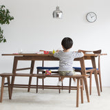 Work Table wedge | オーク/ウォルナット無垢材