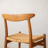 Hans J. Wegner Dining Chair "model W2" D-R706D224