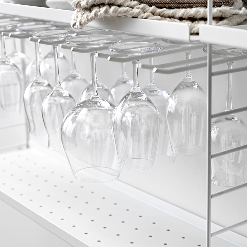 【日本代理店】String スウェーデン製 シェルフシステム 棚板78×20 ローエッジ メタル(1枚)