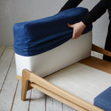 Luu Sofa ecru / gray（左右反転仕様） | オーク/ウォルナット/アッシュ無垢材