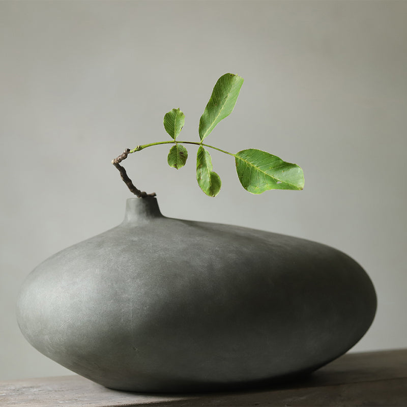 101 COPENHAGEN 【日本代理店】デンマークデザイン Submarine Vase Fat Dark Grey