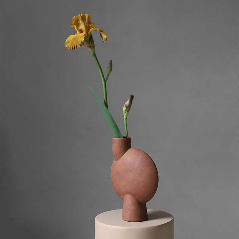 101 COPENHAGEN 【日本代理店】デンマークデザイン Sphere Vase Bubl Medio Terracotta