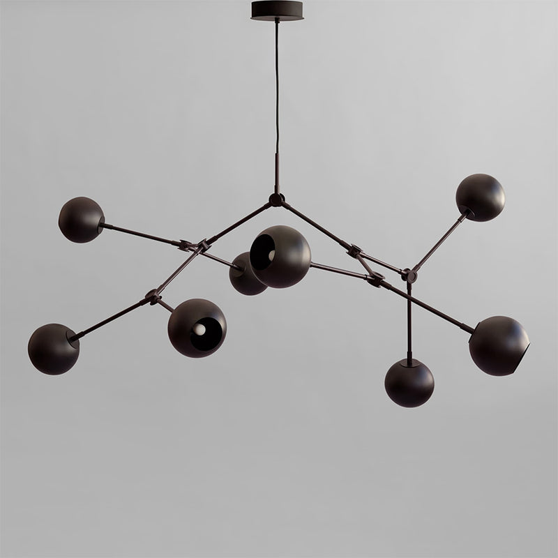 101 COPENHAGEN【日本代理店】デンマークデザイン Drop Chandelier Globe Burned Black