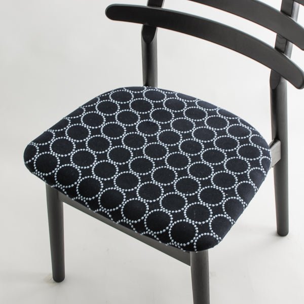 FDBモブラー 【日本代理店】デンマークデザイン J48 ブラック dop tambourine indigo / dark green｜minä perhonen ミナペルホネン Poul M. Volther ポール・M・ヴォルタ