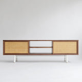 TV Board 2020 (W1500/スチール脚) | オーク/ウォルナット無垢材