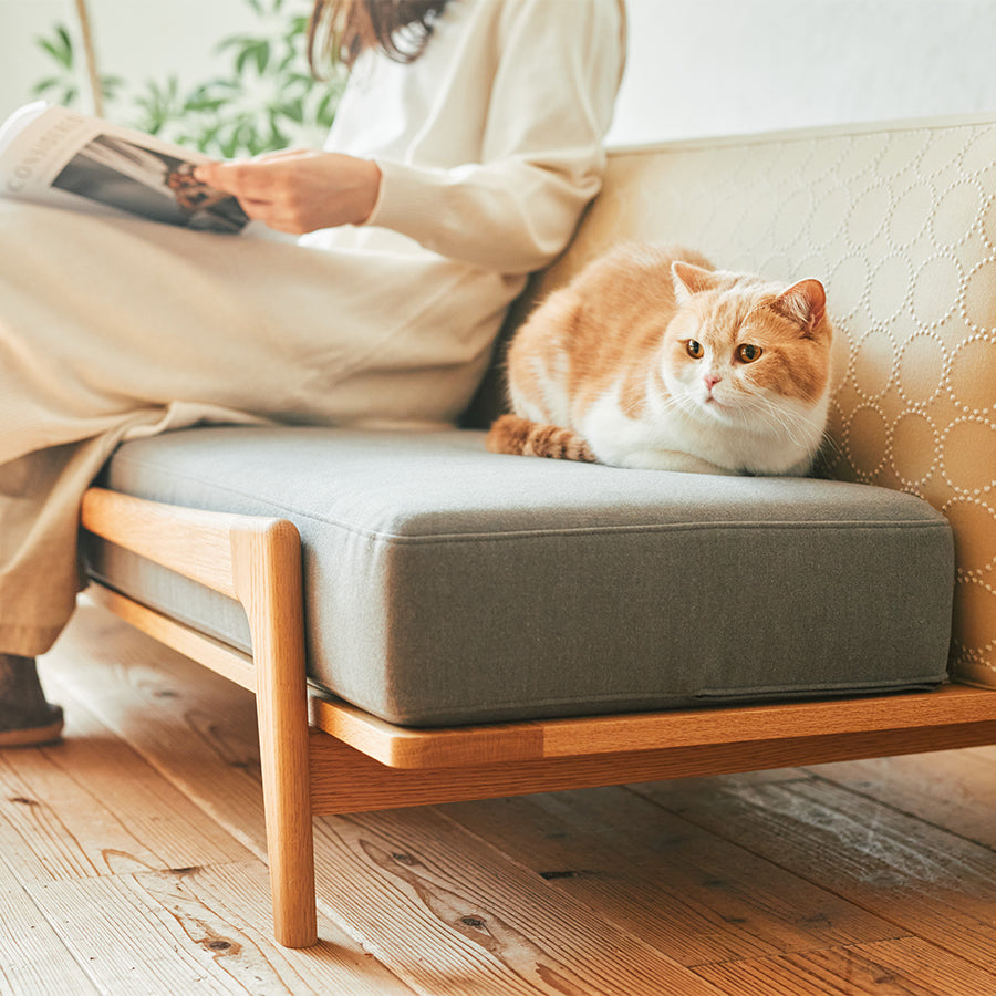 Luu Sofa cat life model【minä perhonen】 | オーク/ウォルナット