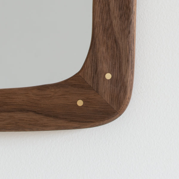 kilta mirror | オーク/ウォルナット無垢材