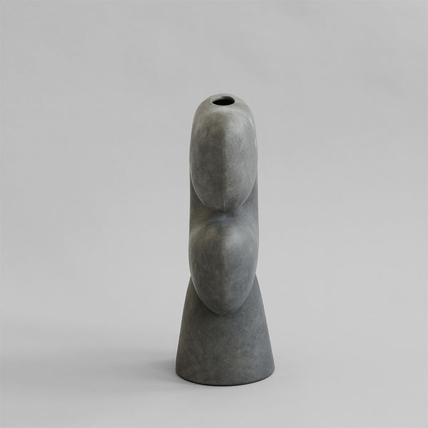 101 COPENHAGEN 【日本代理店】デンマークデザイン Tribal Vase, Big - Dark Grey