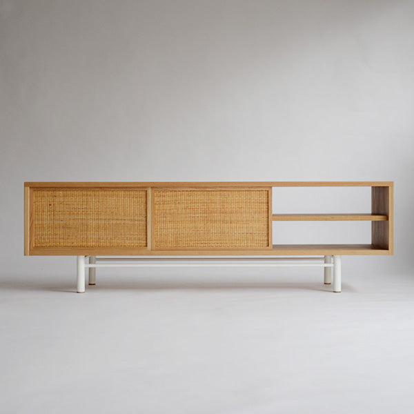 TV Board 2020 (W1500/スチール脚) | オーク/ウォルナット無垢材