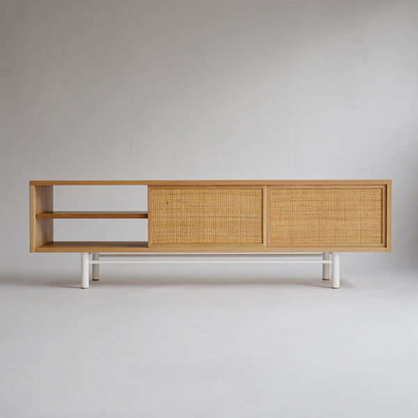 TV Board 2020 (W1500/スチール脚) | オーク/ウォルナット無垢材