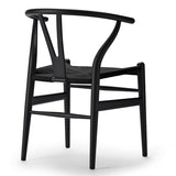Yチェア（ワイチェア）CH24 soft BLACK ブラックペーパーコード | Hans. J. Wegner (ハンス・J・ウェグナー) カール・ハンセン＆サン【正規販売店】デンマークデザイン (コピー)