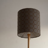 kilta floor lamp (tambourine) grey x yellow | oak/walnut solid wood