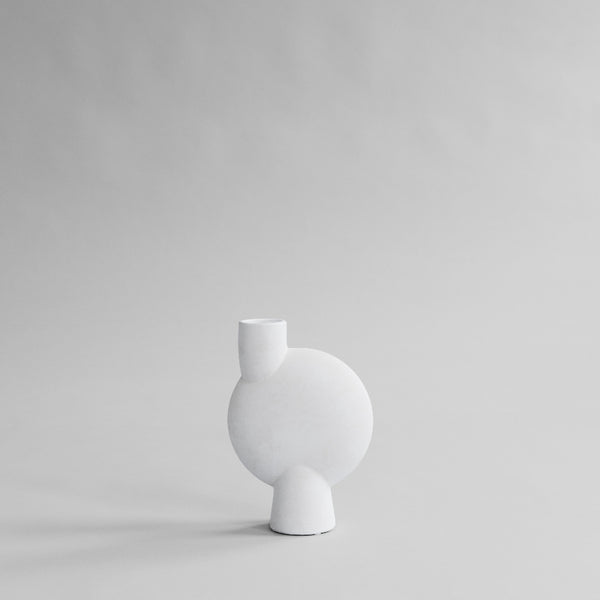 101 COPENHAGEN 【日本代理店】デンマークデザイン Sphere Vase Bubl Medio Bone White