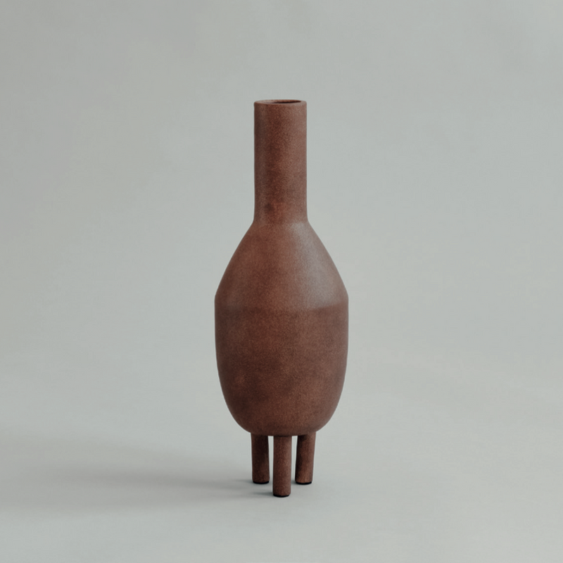 Duck Vase Slim Terracotta