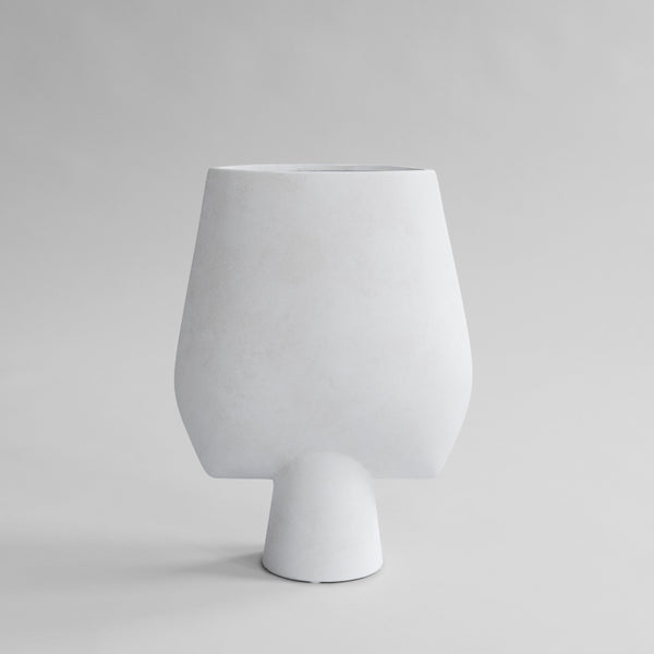 101 COPENHAGEN 【日本代理店】デンマークデザイン Sphere Vase Square Big Bone White