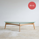 &lt;Limited stock&gt; Luu Table (glass top) Oak