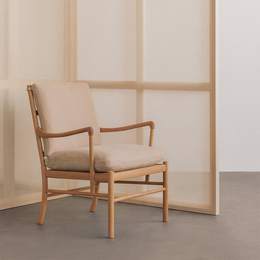 OW149 コロニアルチェア TERRAレザー (Lime 20365) ｜COLONIAL CHAIR