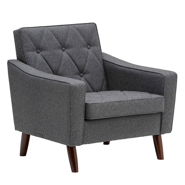 カリモク60【正規販売店】 ロビーチェア 1シーター セラムダークグレー