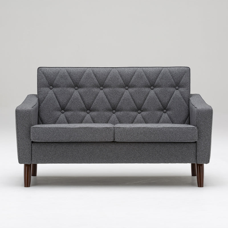 カリモク60【正規販売店】 ロビーチェア 2シーター セラムダークグレー