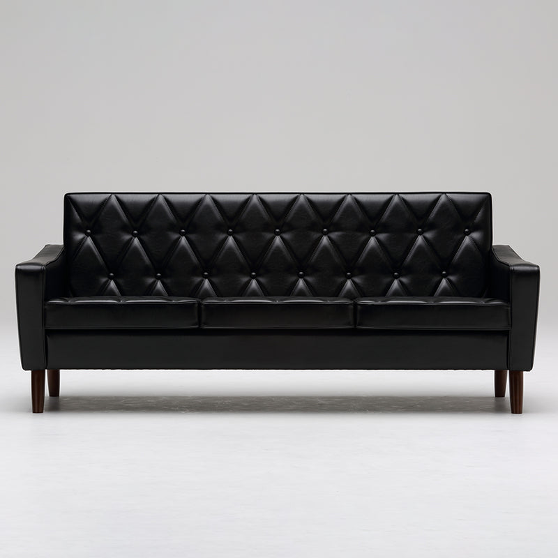 カリモク60 ロビーソファ　3シーター スタンダードブラック カリモク60【正規販売店】 ロビーチェア 3シーター スタンダード