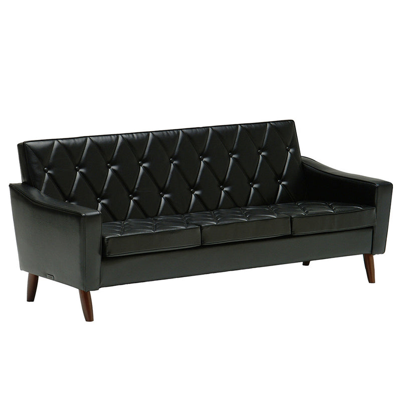 カリモク60 ロビーソファ　3シーター スタンダードブラック カリモク60 ロビーチェア3シーター スタンダードブラック - ー