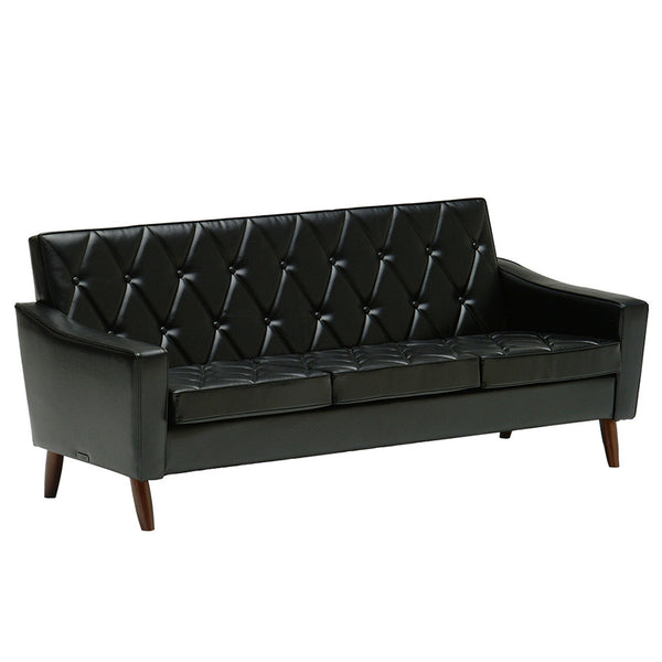 カリモク家具 US2273BD ロビーチェア 3人掛け ブラック カリモク60【正規販売店】 ロビーチェア 3シーター スタンダード