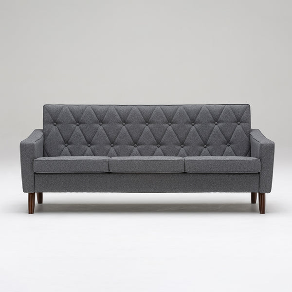 カリモク60【正規販売店】 ロビーチェア 3シーター セラムダークグレー