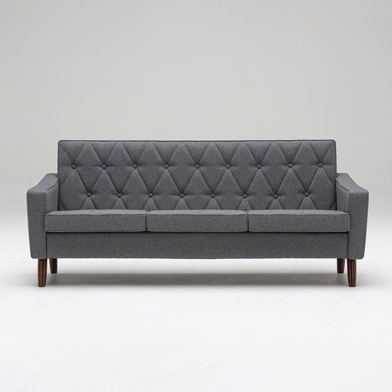 カリモク60【正規販売店】 ロビーチェア 3シーター セラムダークグレー