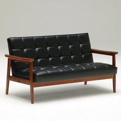 Karimoku 60 [Authorized Dealer] K Chair 2 Seater Standard Black｜北欧インテリア通販サイト greeniche（グリニッチ）