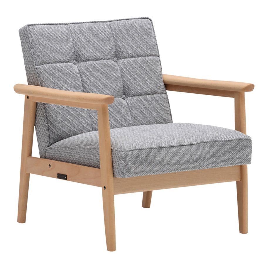 【11/30まで】カリモク60 Kチェア　1シーター　ミストグレー カリモク60【正規販売店】 Kチェア 1シーター ミストグレー | 北欧家具