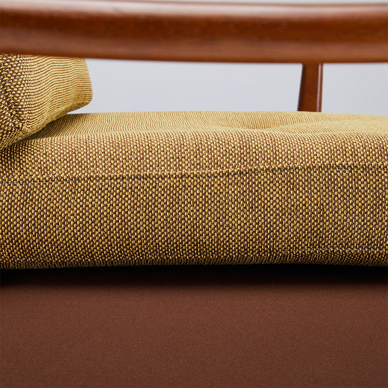 カリモク60【正規販売店】フレームチェア 3シーター マスタードイエロー