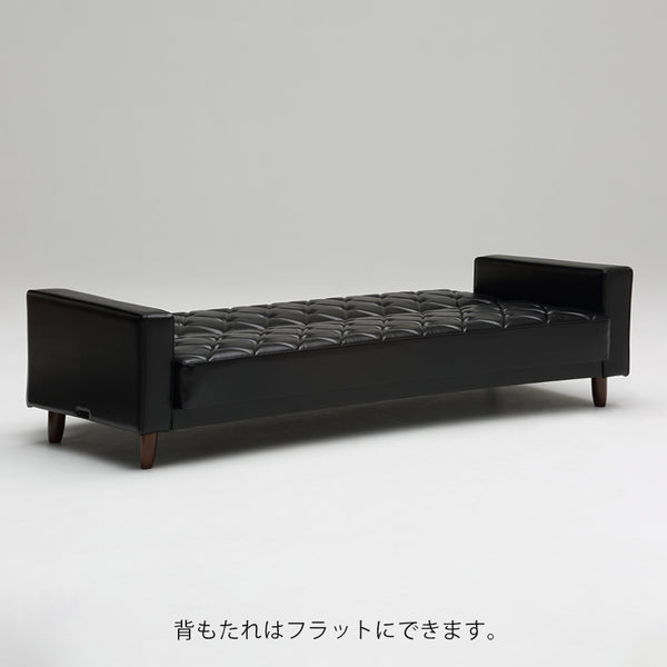 取りに来れる方限定！カリモク60のソファーです！ カリモク60 スリーピングソファ スタンダードブラック［Y36213BD