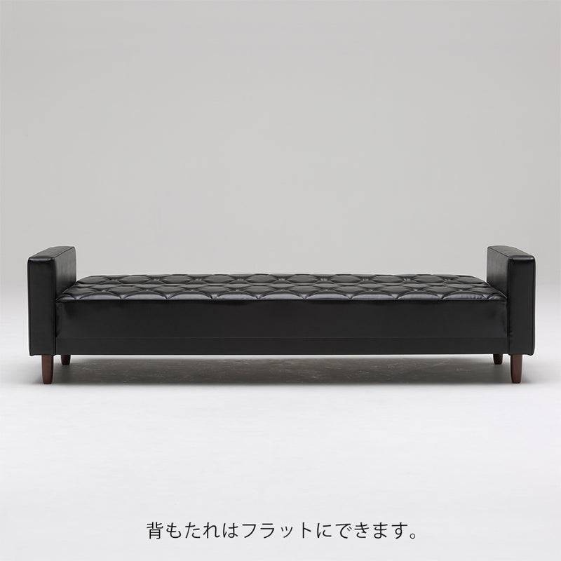 カリモク60 スリーピングソファ スタンダードブラック｜定価19.6万｜状態良好 カリモク60【正規販売店】 スリーピングソファ リーベルブラウン