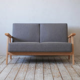 [30% OFF] Basic Sofa 2P / Walnut 