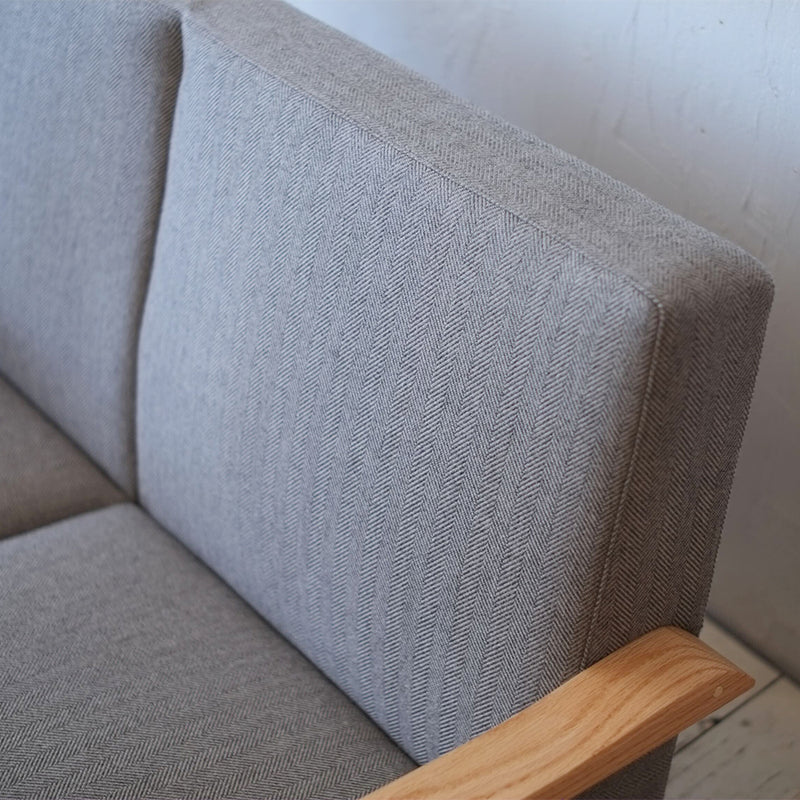 〈現品限り〉Basic Sofa 2P Trad グレー