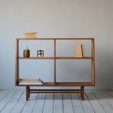 Basic Book Case Wide | オーク/ウォルナット無垢材