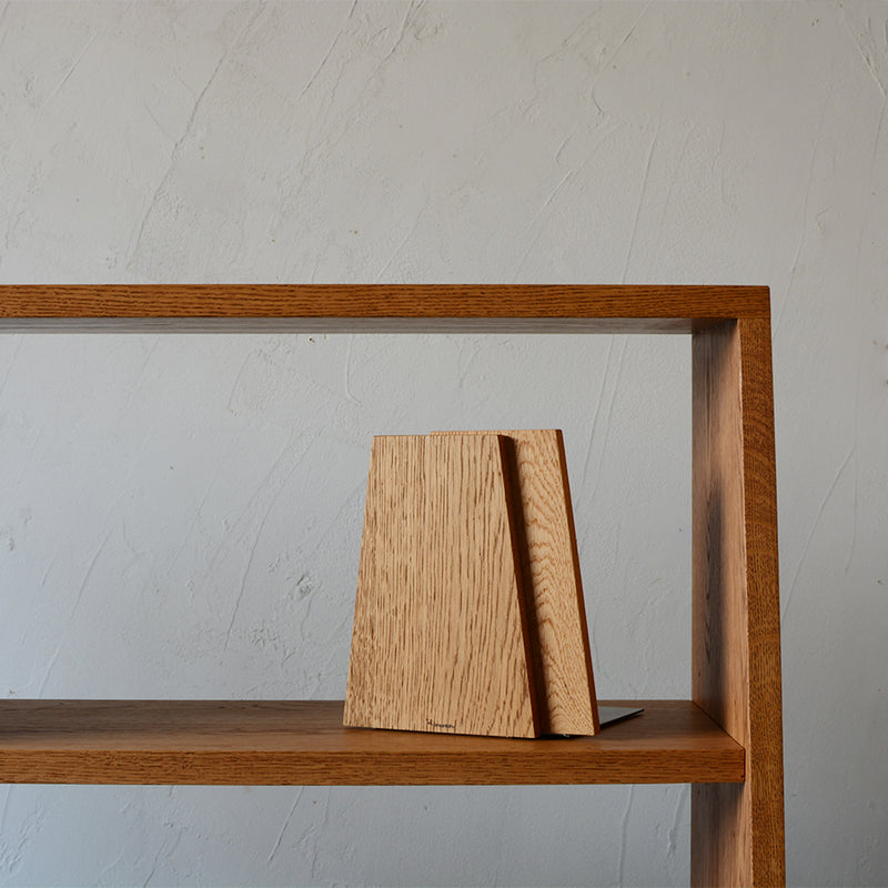 Basic Book Case Wide | オーク/ウォルナット無垢材