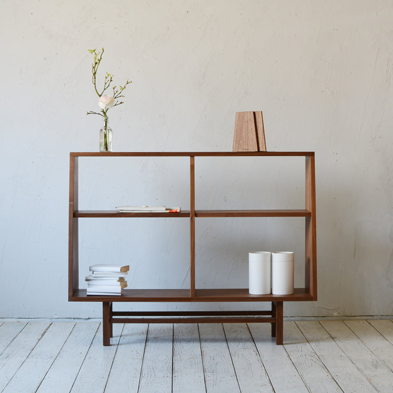 Basic Book Case Wide | オーク/ウォルナット無垢材
